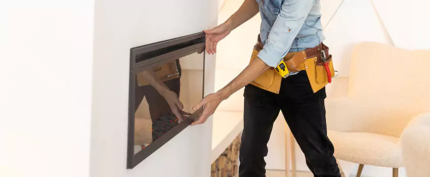 Metal Fireplace Installation in La Puente, California