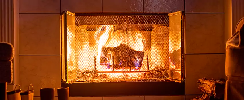 Mendota Hearth Landscape Fireplace Installation in La Puente, California