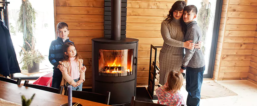 Morso Cast Iron Fireplace Insert Installation in La Puente, California