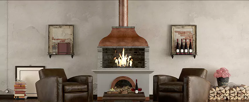 Thelin Hearth Products Providence Pellet Insert Fireplace Installation in La Puente, CA